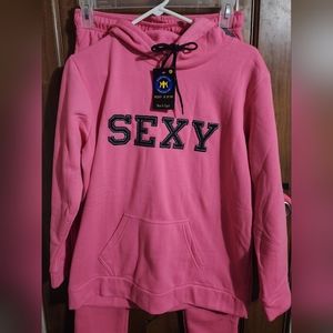 Pink "sexy" jogging set